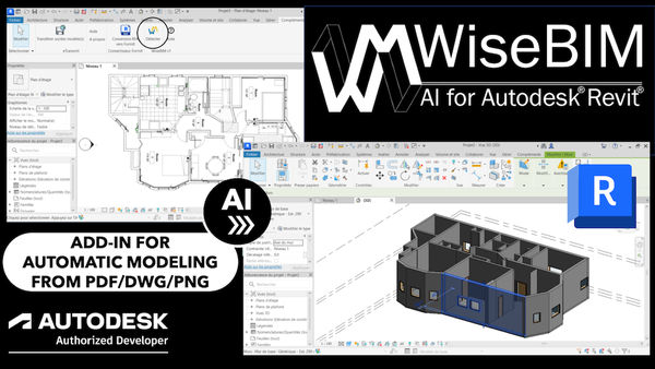 WiseBIM dévoile « WiseBIM AI for Autodesk® Revit® », nouvel add-in d’IA qui révolutionne la modélisation BIM