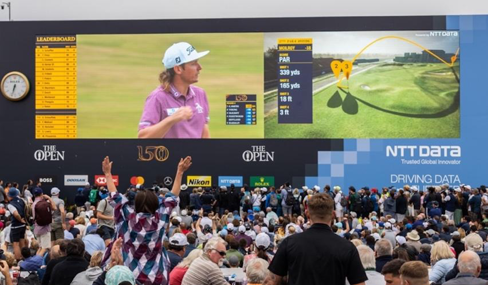 NTT DATA lance ShotView, sa nouvelle technologie de jumeau numérique lors de la 151ème édition de l’Open