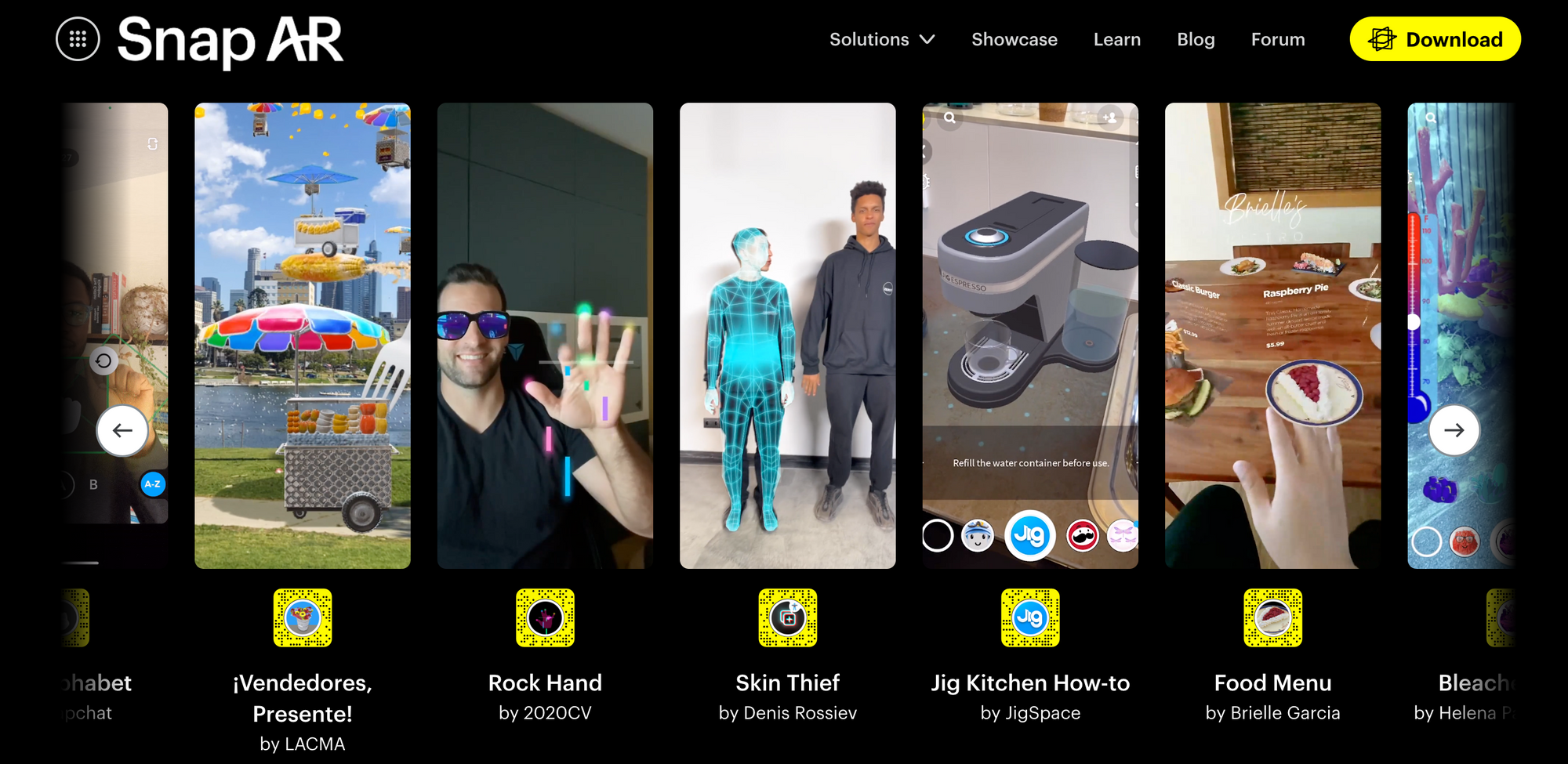 De nouvelles expériences avec la Caméra grâce à la plateforme Snap AR