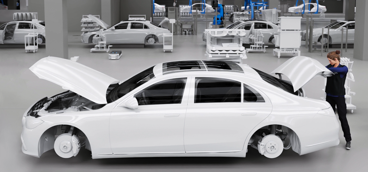 Mercedes-Benz utilisera la plateforme NVIDIA Omniverse pour concevoir et planifier des usines de fabrication et d'assemblage