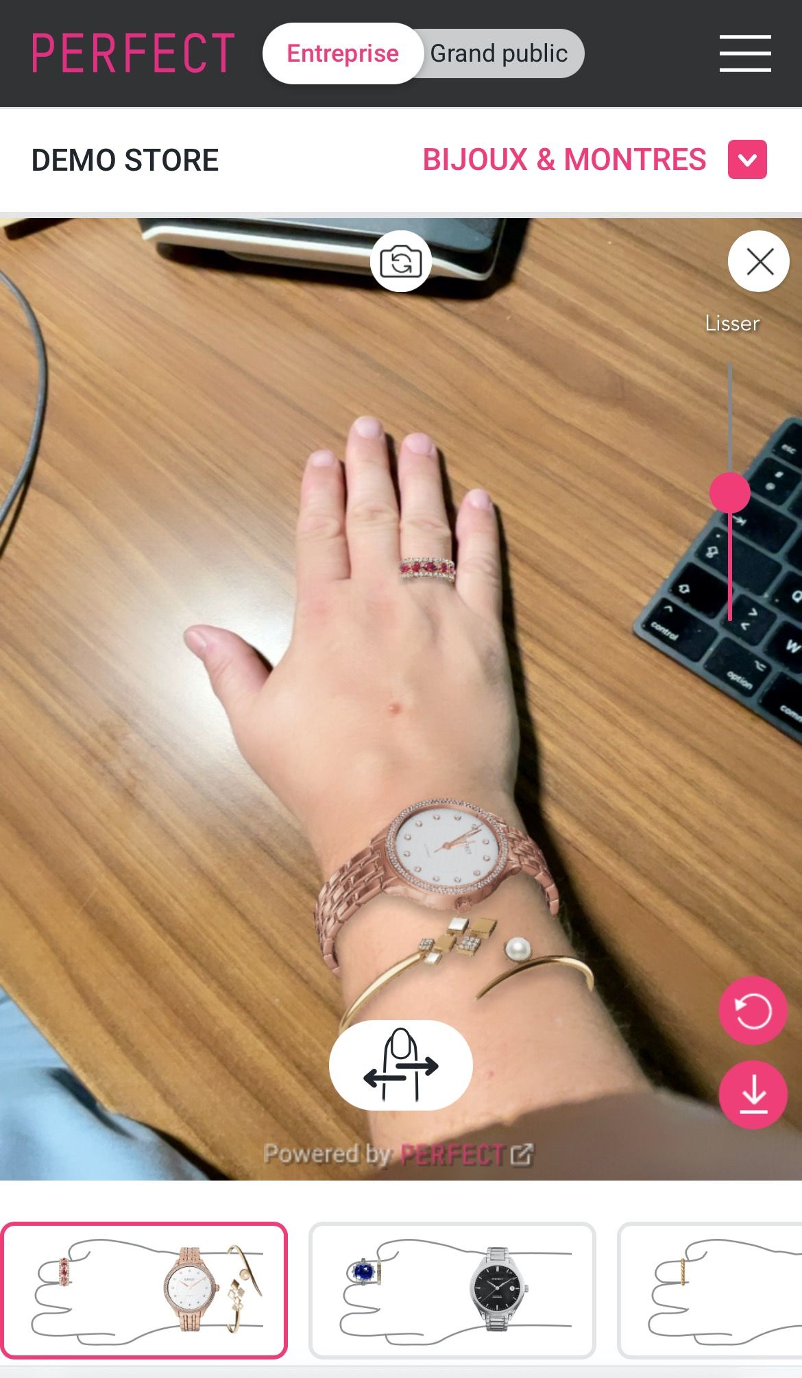 Perfect Corp. traite désormais l’essai virtuel de parures de montres, bracelets et bagues pour une expérience d’achat joaillerie améliorée