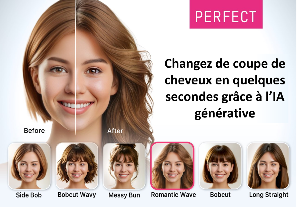 Perfect Corp. dévoile une technologie unique d’IA générative pour changer de coupe de cheveux grâce à de l’essai virtuel