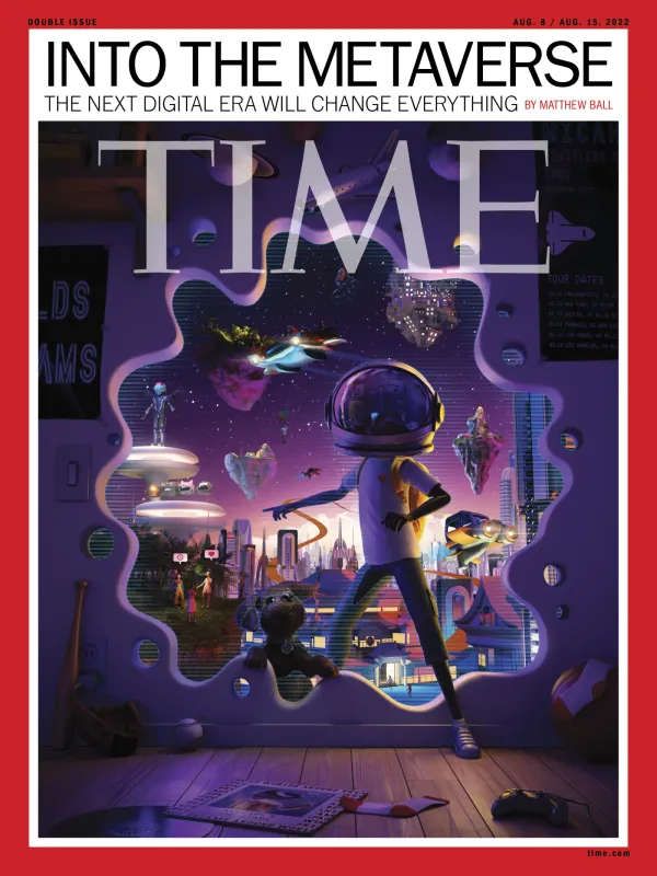 Le métavers fait la couverture du Time